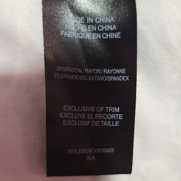 BEBE maxi sleeveless/backless black dress with gold accents - Picture 6 of 7